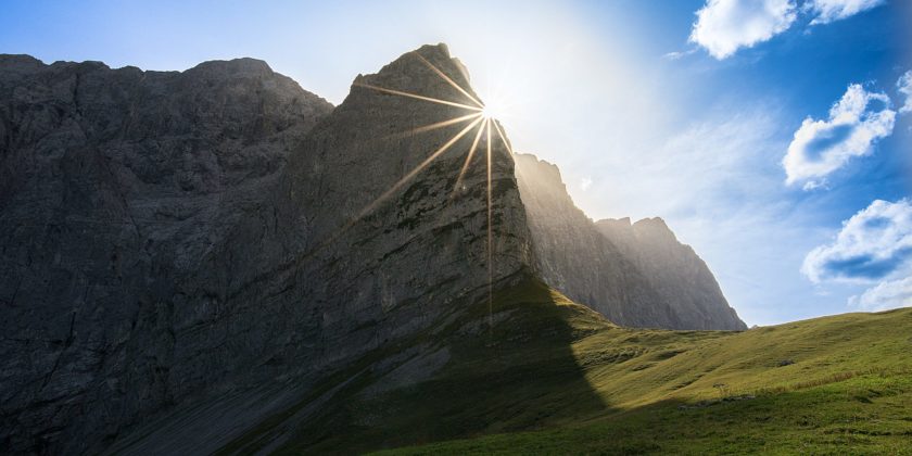 Sonnenstern am Hohljoch