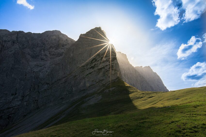 Sonnenstern am Hohljoch
