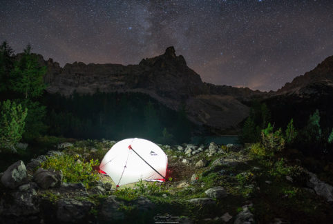 Eine Nacht am Lago di Sorapiss