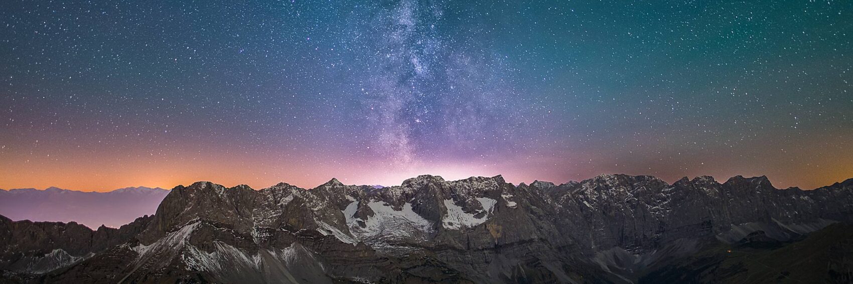 Milchstraße über dem Karwendel