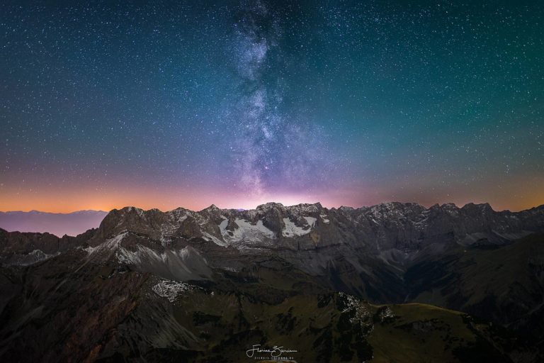 Milchstraße über dem Karwendel