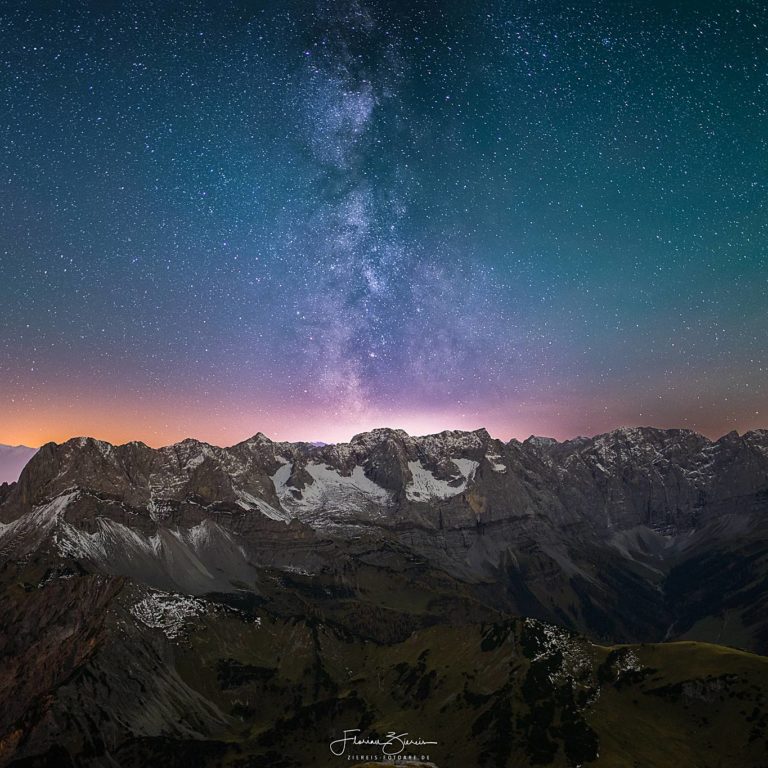 Milchstraße über dem Karwendel