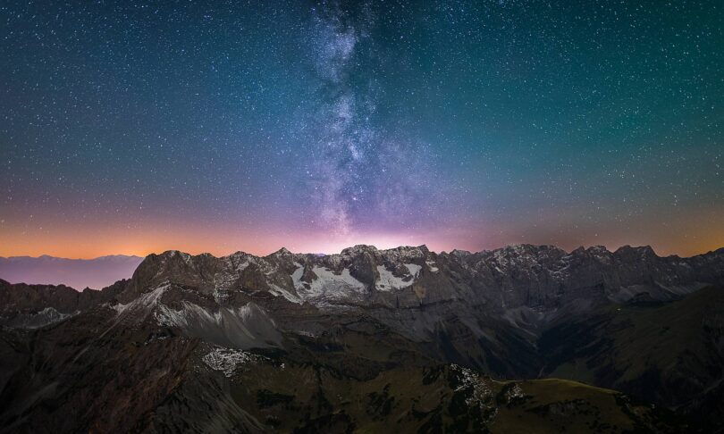 Milchstraße über dem Karwendel