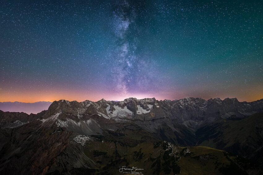 Milchstraße über dem Karwendel