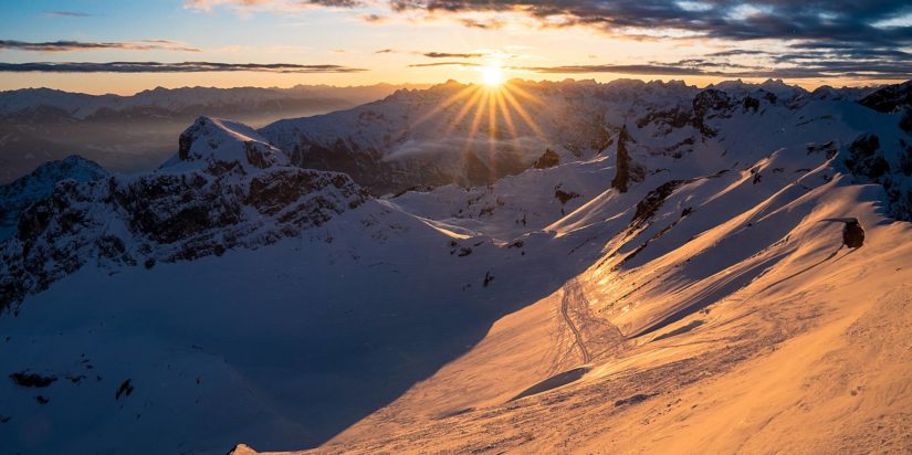 Sonnenuntergang über dem Rofan