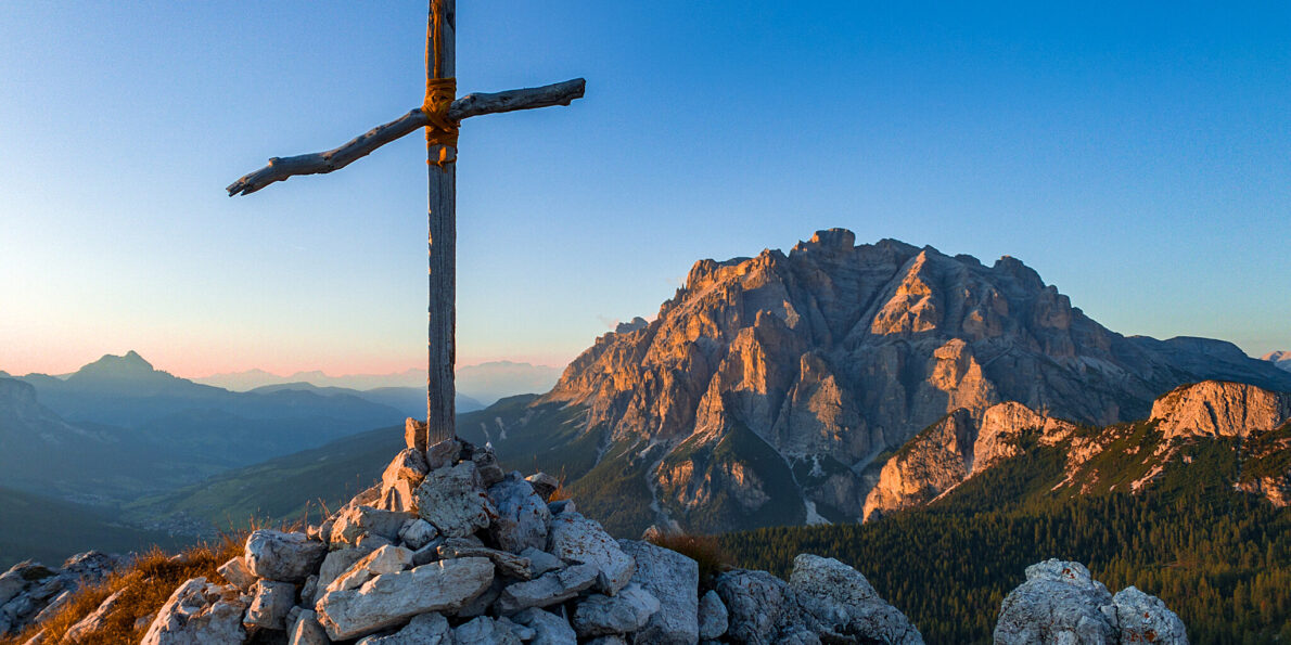 Sonnenaufgang in den Dolomiten