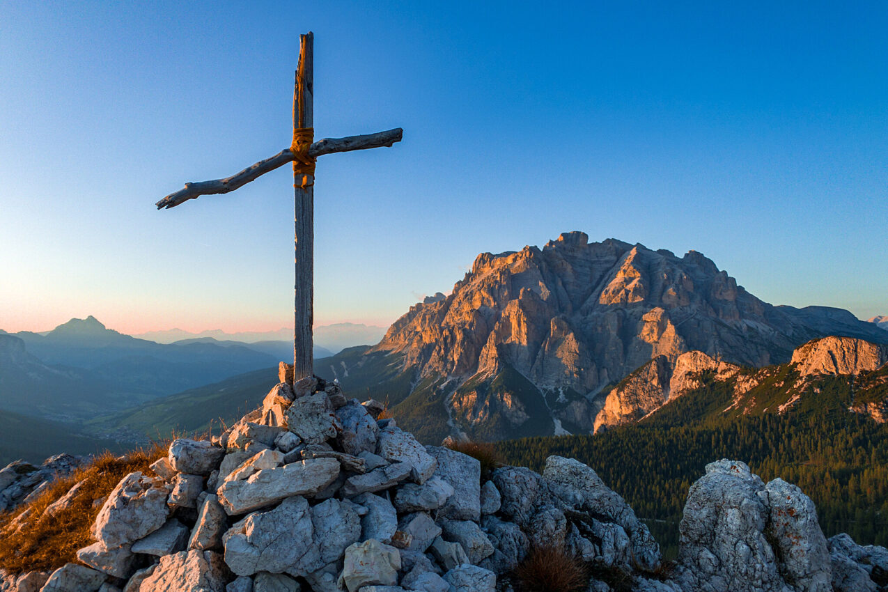 Sonnenaufgang in den Dolomiten