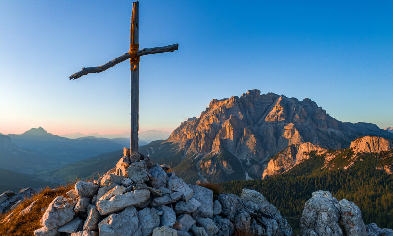 Sonnenaufgang in den Dolomiten