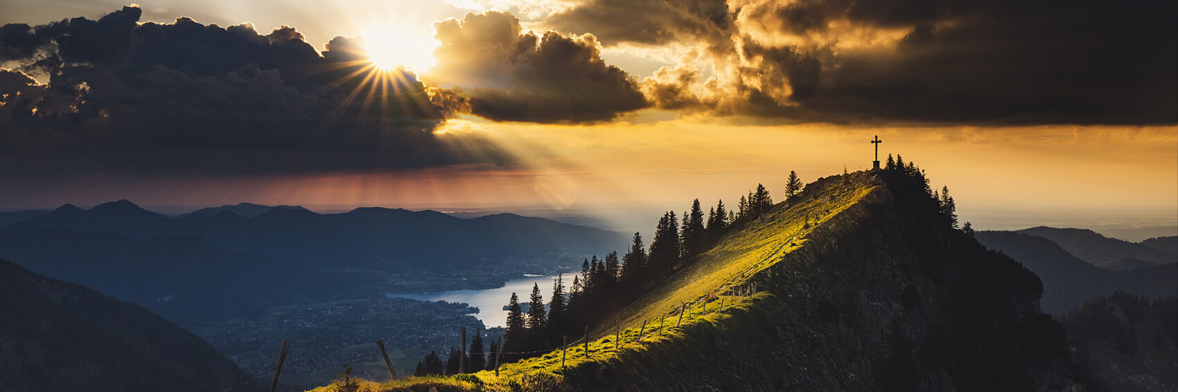 Sonnenuntergang im Tegernseer Tal Sonnenuntergang im Tegernseer Tal