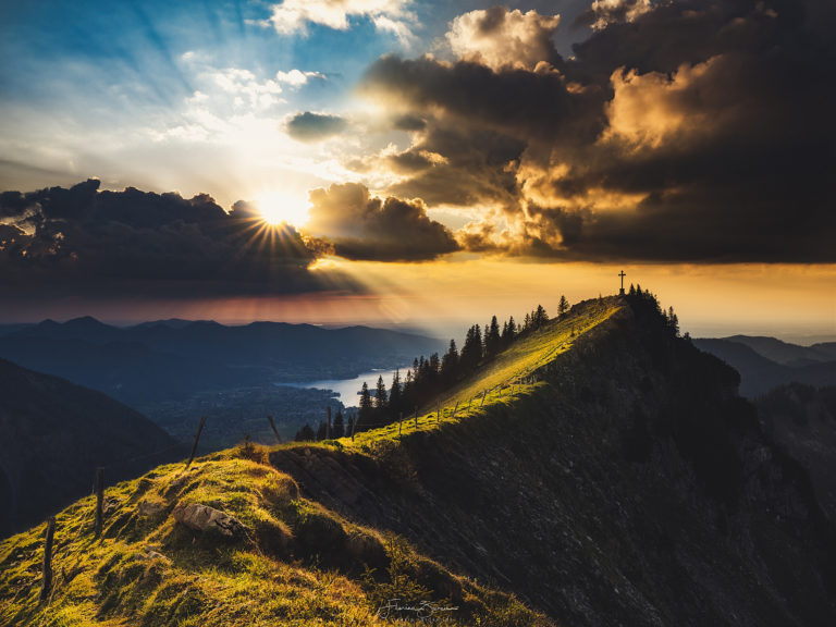 Sonnenuntergang im Tegernseer Tal Sonnenuntergang im Tegernseer Tal