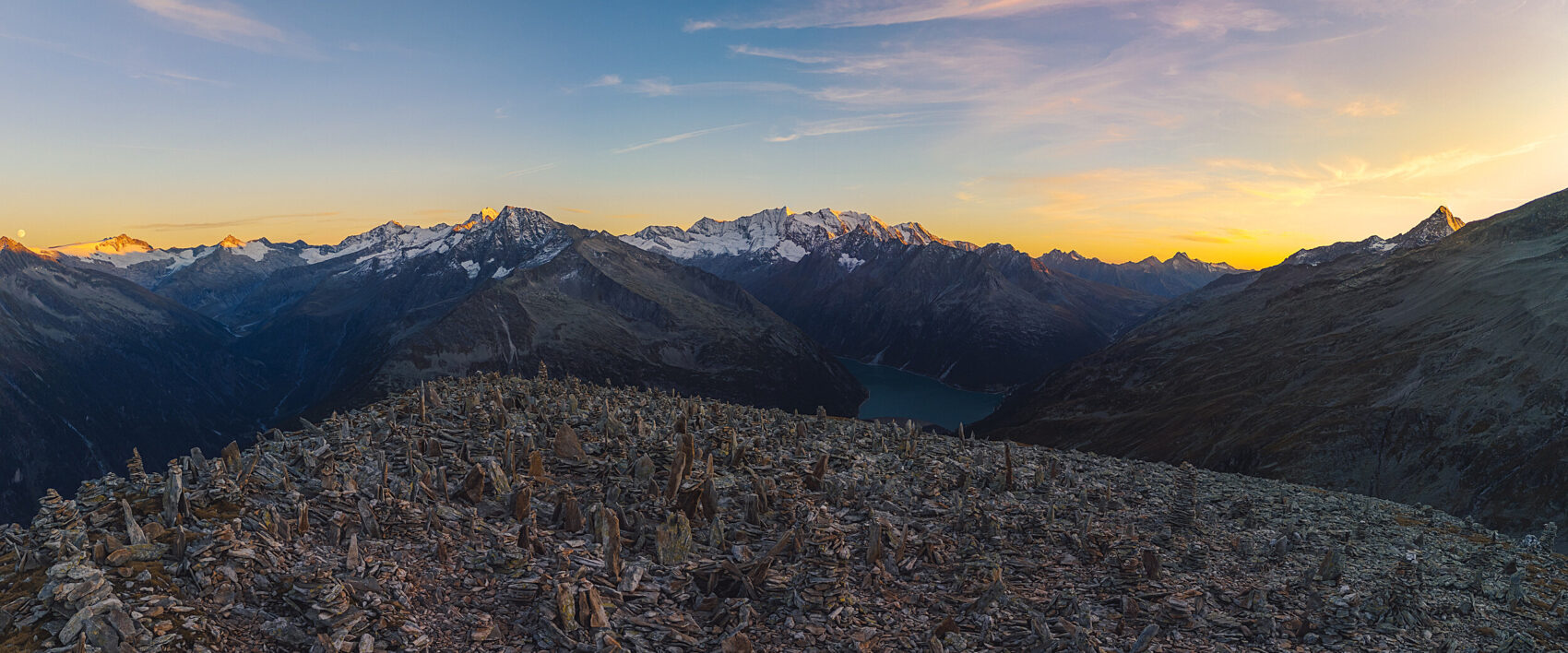 Sonnenuntergang am Peterköpfl im Zillertal Sonnenuntergang am Peterköpfl im Zillertal