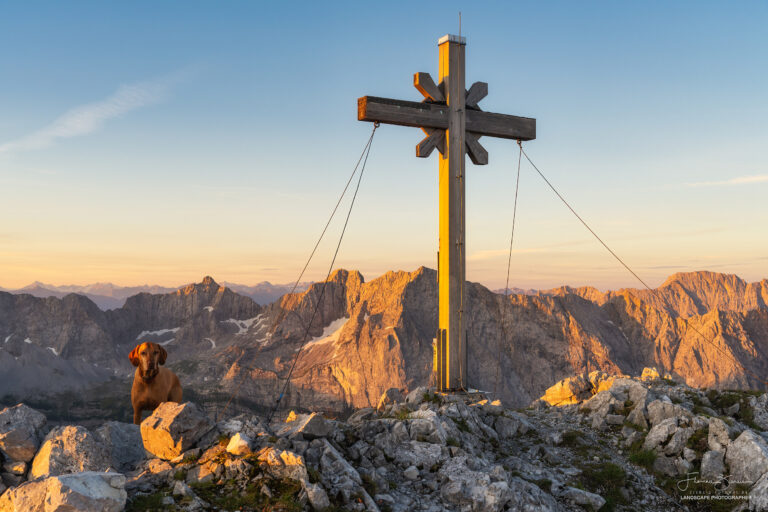 Sam am Gamsjoch zum Sonnenaufgang