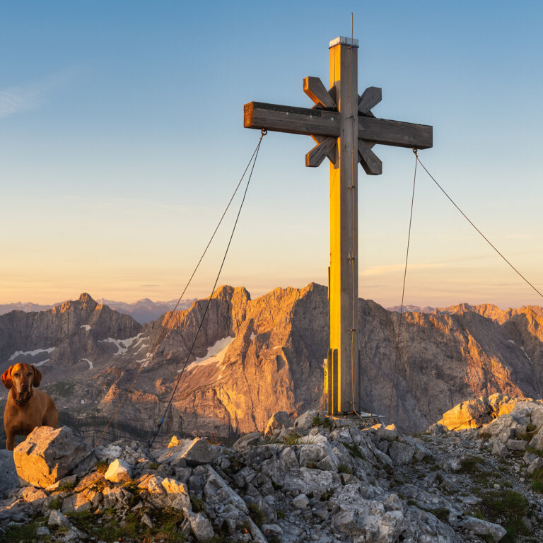 Sam am Gamsjoch zum Sonnenaufgang