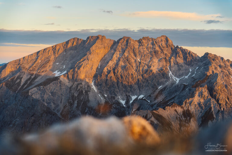 Sonnenaufgang in den Loferer Steinbergen